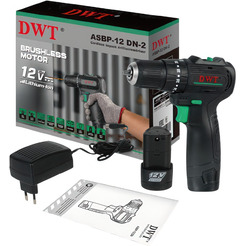 Дрель-шуруповерт ударная аккумуляторная DWT ASBP-12DN-2 DWT