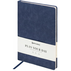 Ежедневник BRAUBERG недатированный Status 113359 (темно-синий)