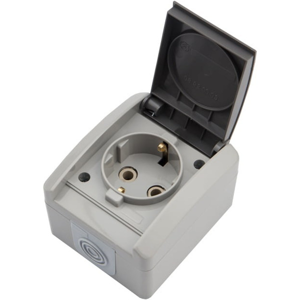 Розетка одноместная KRANZ INDUSTRIAL KR-78-0612