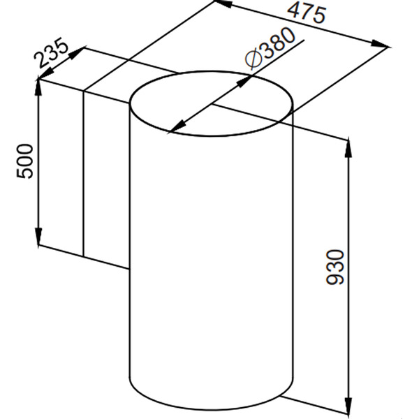 Вытяжка MAUNFELD Lee Wall sensor 39 (черный)