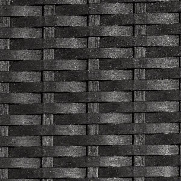 Шезлонг Ellastik Plast Rattan (антрацит)