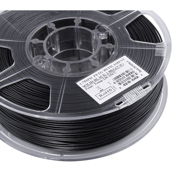 Пластиковая нить ESUN PETG 1.75 мм solid black