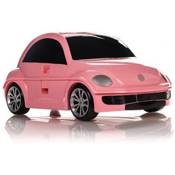 Детский чемодан RIDAZ Volkswagen Beetle (розовый)