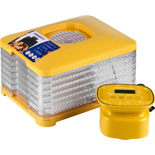 Сушилка для овощей и фруктов Horizont FFD-4702 (желтый)