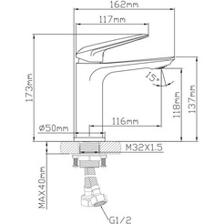 Смеситель AV Engineering AVNEO1-A170-110