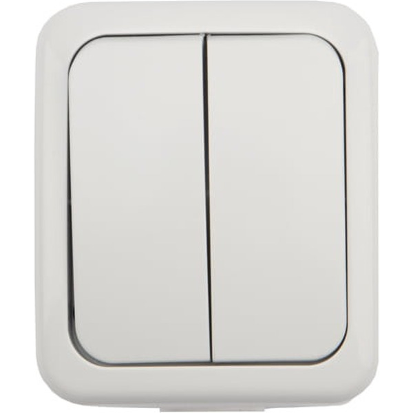 Выключатель двухклавишный KRANZ Mini OG KR-78-0602