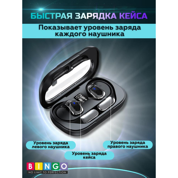Наушники Bingo YW01 (черный)