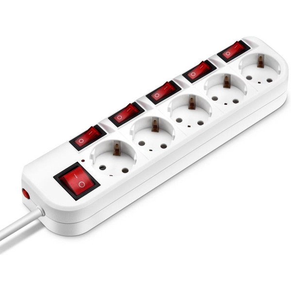 Сетевой фильтр Buro 500SH-5-SW-W