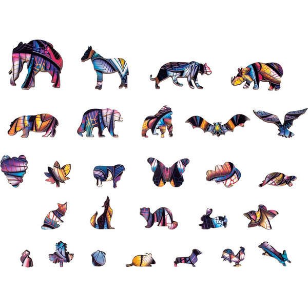 Сувенирный пазл MASTER WOOD Волк SWPW