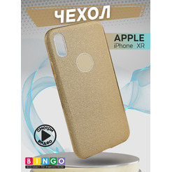Чехол-накладка Bingo Shine для APPLE iPhone XR (золотистый)