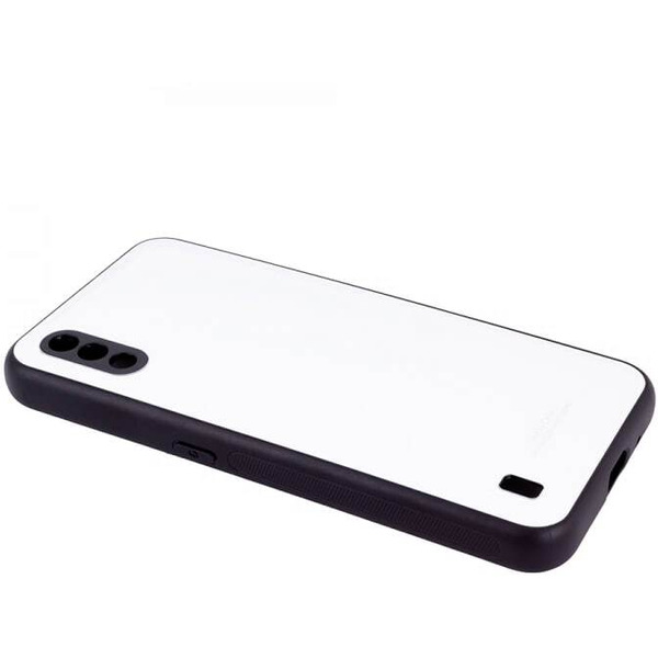 Накладка CASE Glassy Samsung Galaxy M01 (белый)