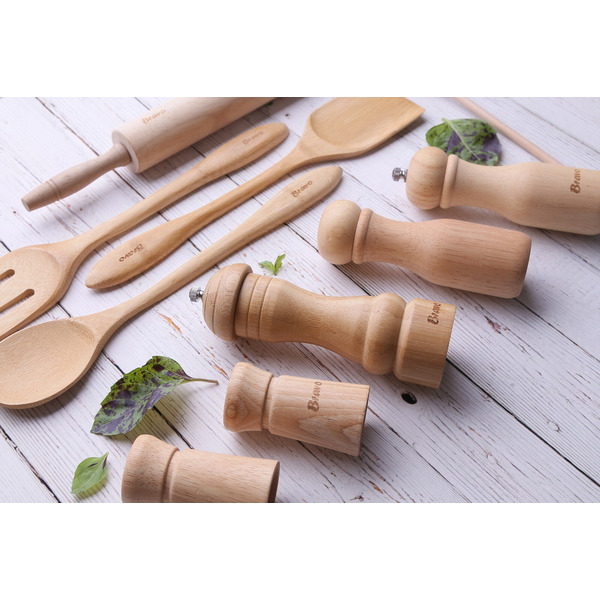 Набор мельница для перца и солонка BRAVO 351 гевея