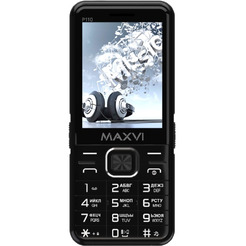Кнопочный телефон Maxvi P110 (черный)
