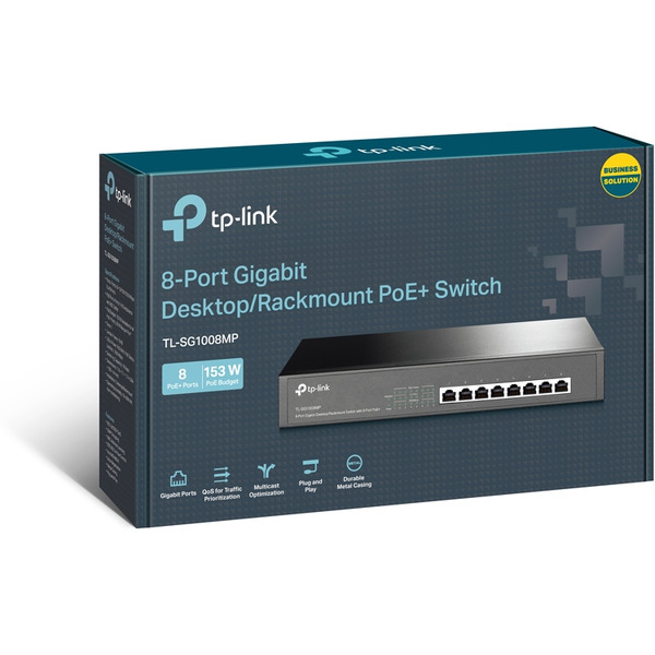 Коммутатор TP-Link TL-SG1008MP