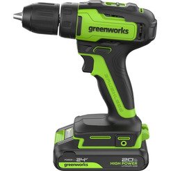 Дрель-шуруповерт Greenworks GD24DD35K2 3704007CUA
