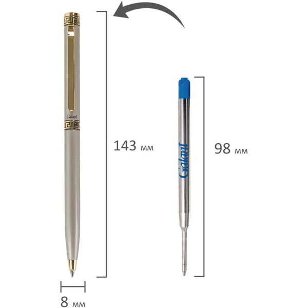 Ручка подарочная шариковая Brigitte GALANT 141009