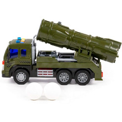 Автомобиль с зенитно-ракетной установкой инерционный Полесье Сити 95329