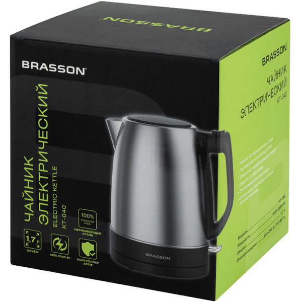 Электрический чайник BRASSON KT-040