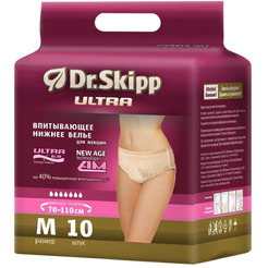 Трусы-подгузники для взрослых DR.SKIPP Ultra (AU) р-р М (10 шт)