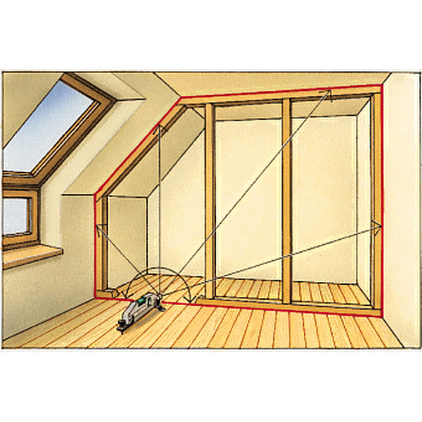 Водяной уровень с лазерным лучом Laserliner HandyLaser Plus (025.04.00A)