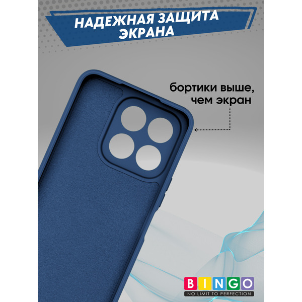 Бампер Bingo Liquid TPU HONOR X7d Синий