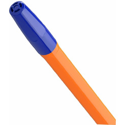 Ручки шариковые Brauberg M-500 Orange, узел 0,7мм, линия 0,35мм, набор 4 шт (143950) синие