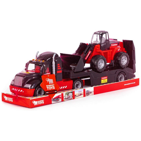 Автомобиль-трейлер + трактор-погрузчик Полесье 57129 206-03 MAMMOET