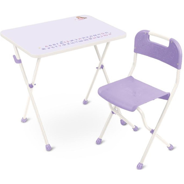 Комплект мебели с детским столом Ника КА2/СН (сиреневый)