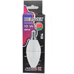 Лампа Белсвет LЕD-M C37 10 W 4000 K E14