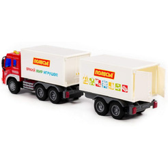 Автомобиль-фургон с прицепом Полесье 93134 Сити