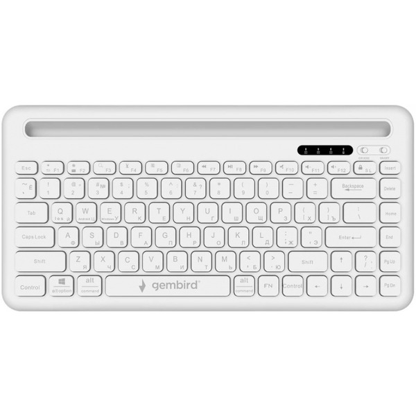 Клавиатура беспроводная Gembird KBW-8 (белая)
