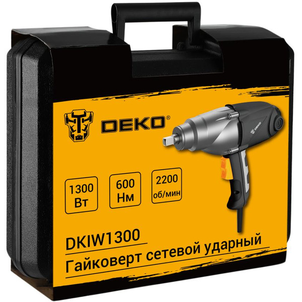 Гайковерт Deko DKIW1300 063-3003 (кейс)