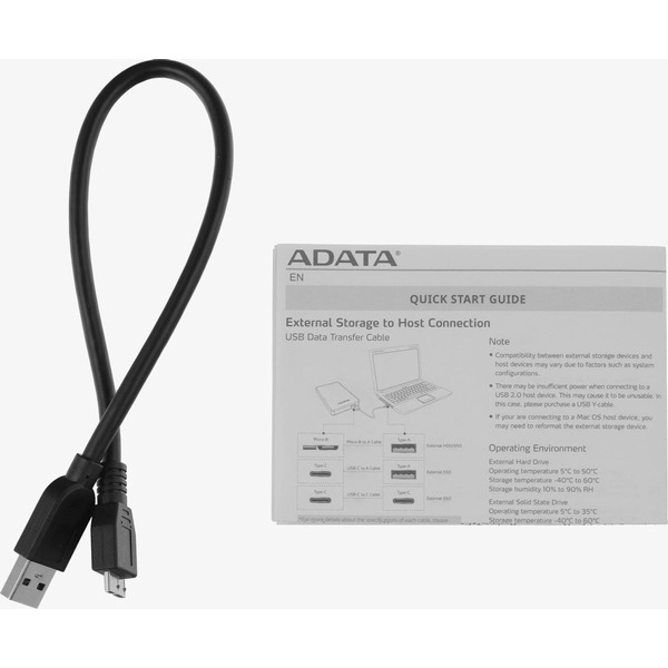 Жесткий диск A-Data AHD650-1TU31-CBL