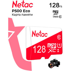 Карта памяти Netac microSDXC P500 ECO NT02P500ECO-128G-S 128GB