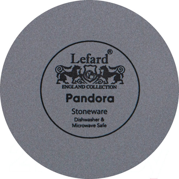 Тарелка обеденная Lefard Pandora 577-170 (серый)
