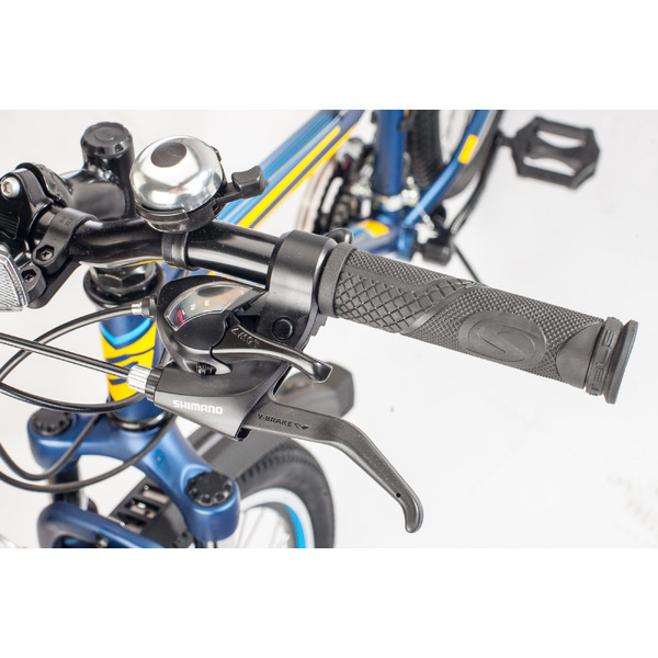 Велосипед Stels Navigator 410 V 24 21-sp V010 (синий/желтый)