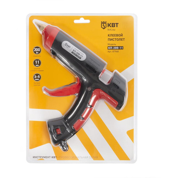 Пистолет клеевой КВТ ПРОФИ КП-200-11 87968