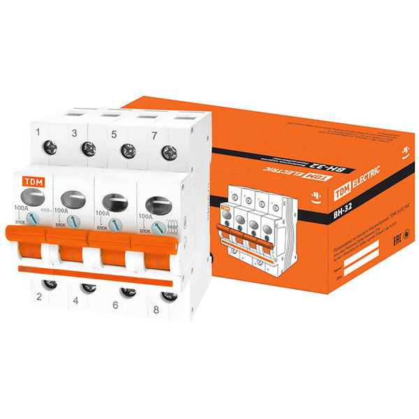 Выключатель нагрузки TDM Electric Q0211-0040 (мини-рубильник)
