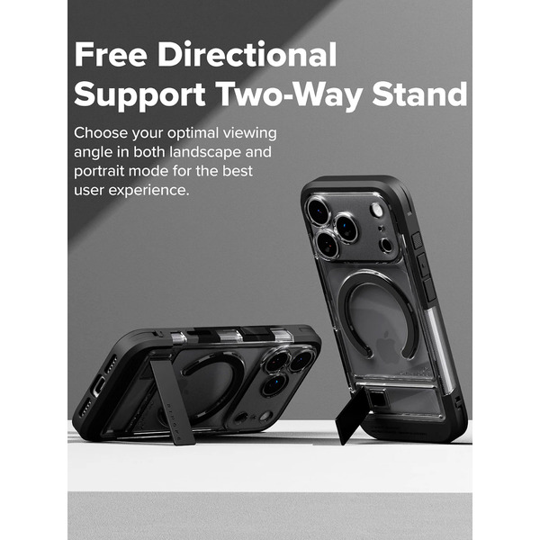 Чехол Ringke UX MAGNETIC для iPhone 17 Pro SMOKE BLACK