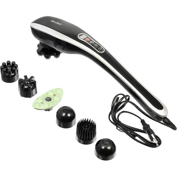 Массажёр универсальный с дисплеем и 7 сменными насадками Bradex KZ 0567