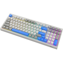 Клавиатура Ritmix RKB-598BL (серый/белый)