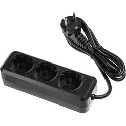 Удлинитель Sundays Electric УБ03-2301 (1.5м, черный)