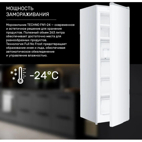 Морозильник TECHNO FN1-24