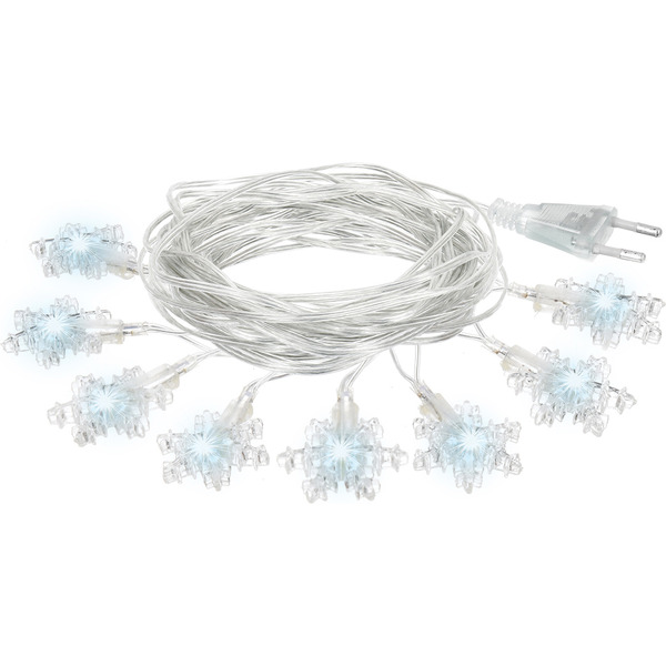 Электрогирлянда VEGAS "Снежинки"  55082