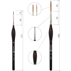 Набор кистей BRAUBERG Art Classic 200951 (12 шт)