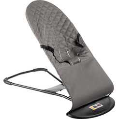 Детский шезлонг NINO Aria балансируюший (серый)