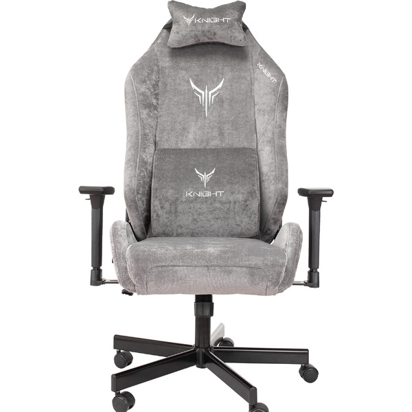 Кресло игровое Knight N1 Fabric Light-19 (1626370) серый