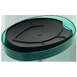 Мыльница Berossi Boho АС 97366000 (мята полупрозрачный)