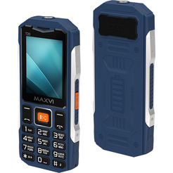 Мобильный телефон Maxvi T20 +ЗУ WC-112 (синий)