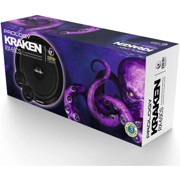 Автоакустика компонентная Prology RX-65CS Kraken